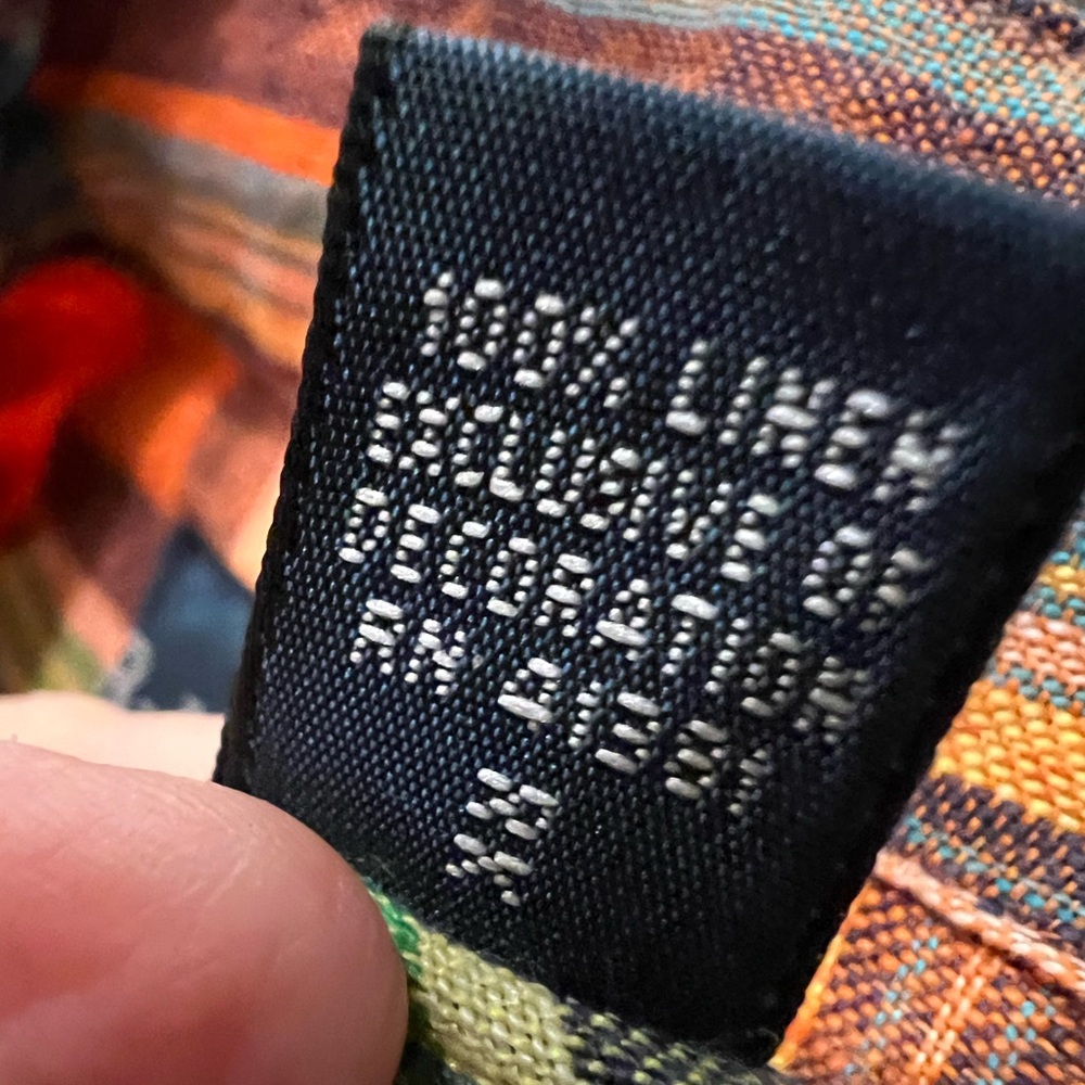 RALPH LAUREN 100% Linen Size S Orange Plaid Men’s Shirt.. Gorgeous color combo. - Picture 8 of 8